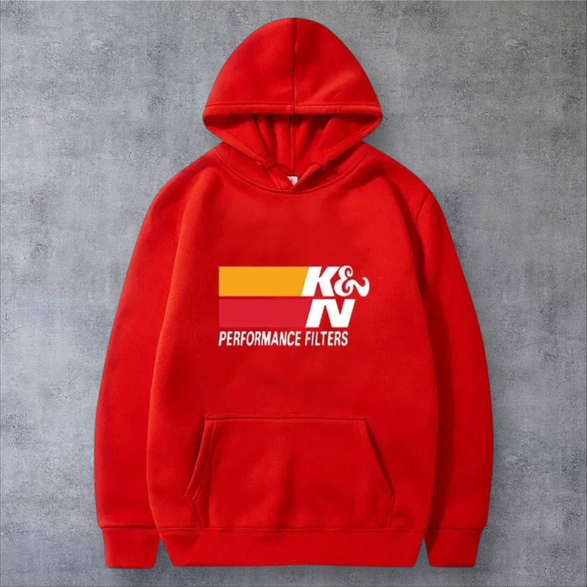 HoodLuxe™ K&N Streetwear Hoodie – Bold & Vintage Style for Men