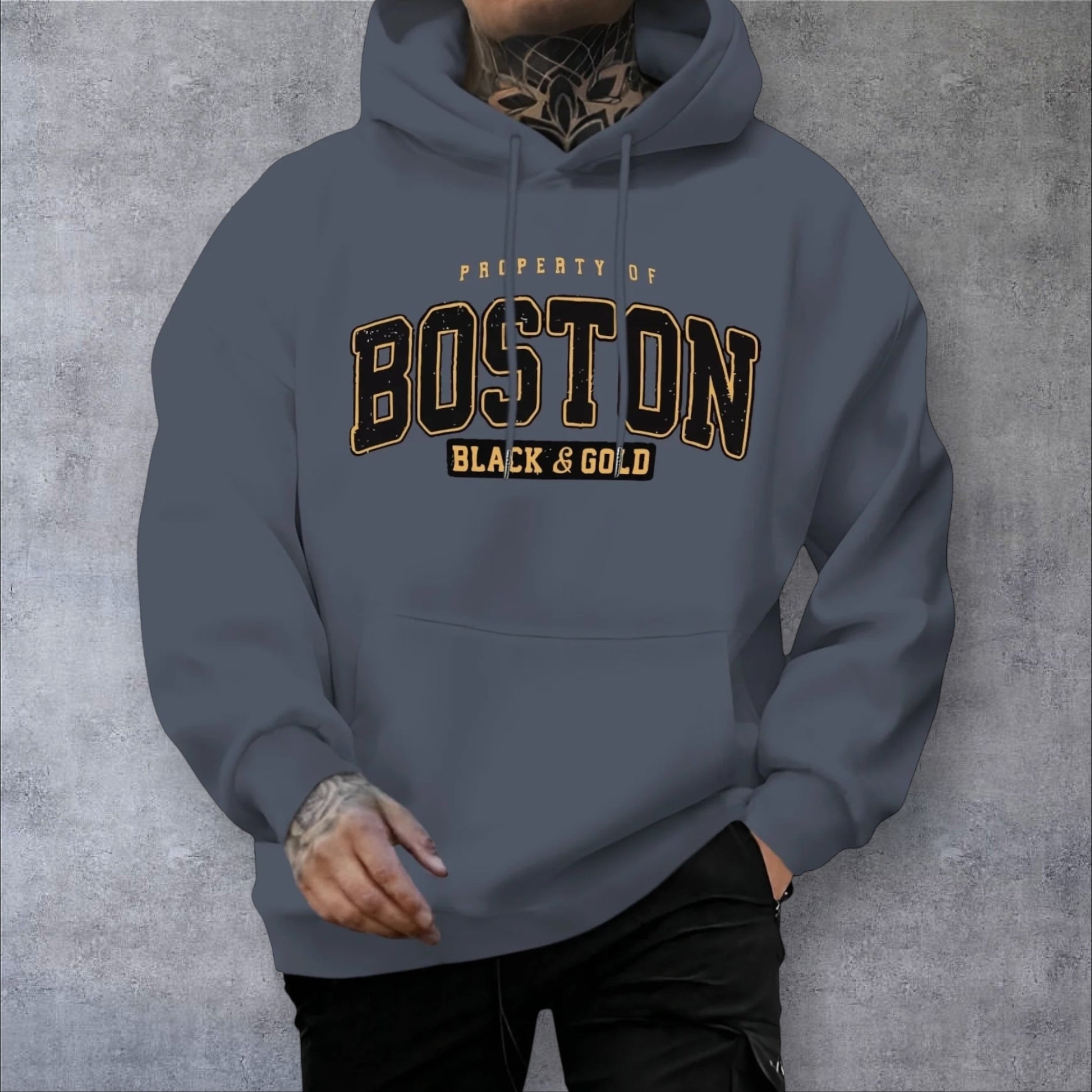 HoodLuxe™ Boston Street Hoodie – Modern Fit for Everyday Hustle