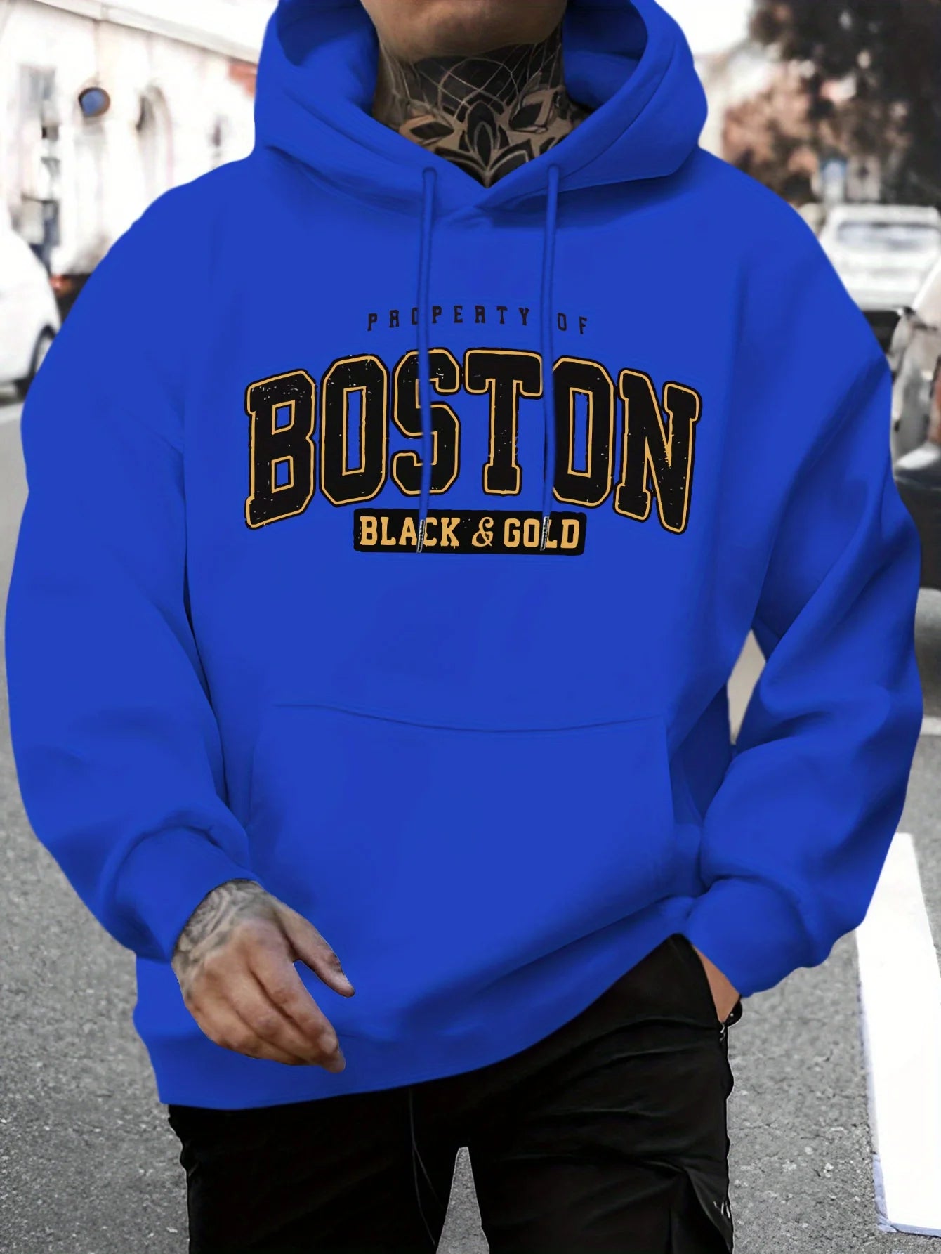 HoodLuxe™ Boston Street Hoodie – Modern Fit for Everyday Hustle