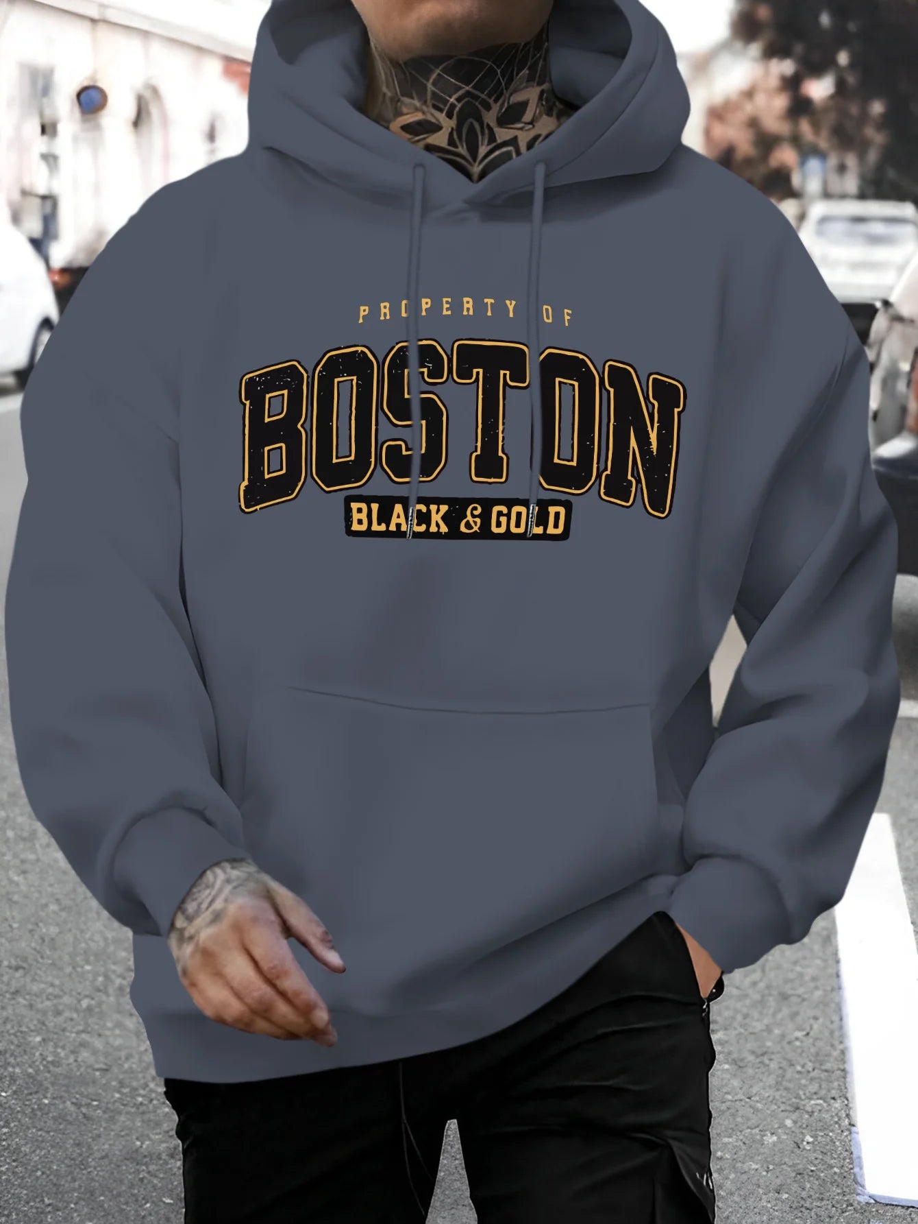 HoodLuxe™ Boston Street Hoodie – Modern Fit for Everyday Hustle