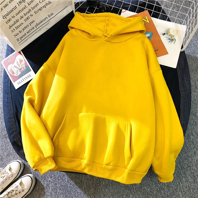 HoodLuxe™ Autumn Casual Hoodie – Warm Stretchy & Stylish