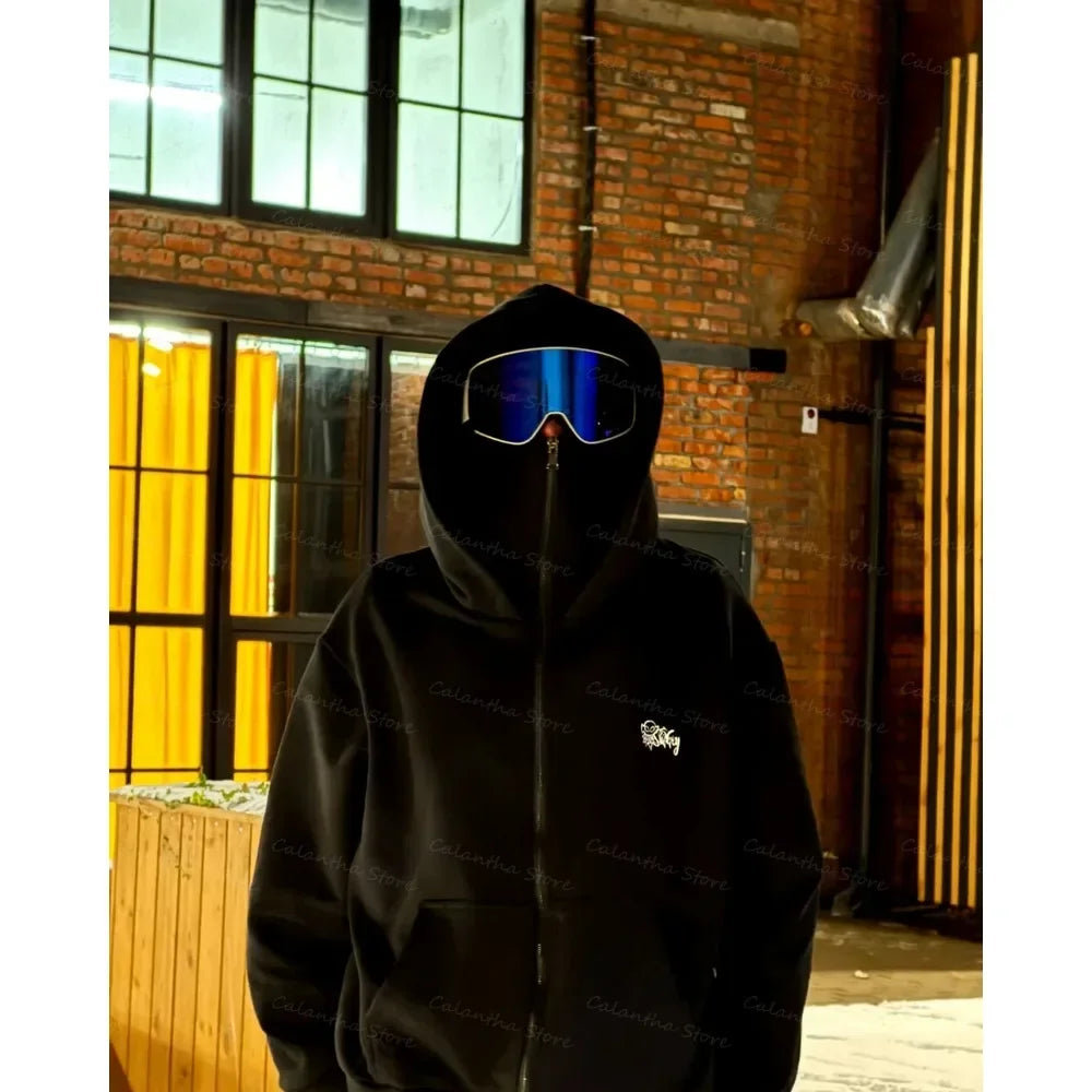 Hoodluxe™ Men's Winter Hoodie with Balaclava Mask