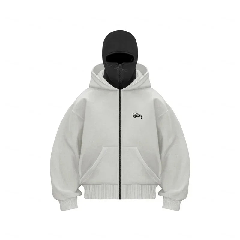 Hoodluxe™ Men's Winter Hoodie with Balaclava Mask