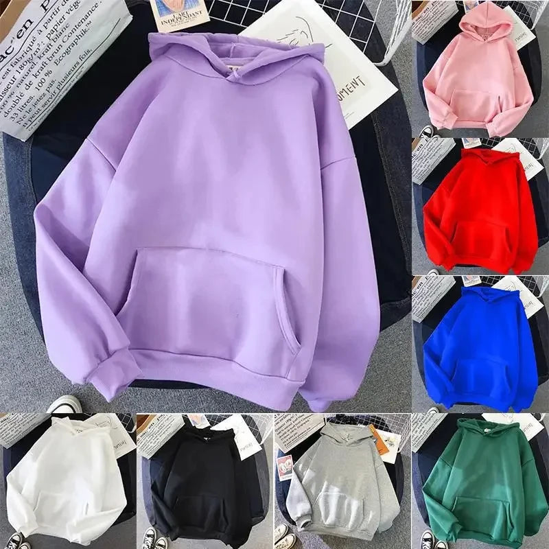 HoodLuxe™ Autumn Casual Hoodie – Warm Stretchy & Stylish