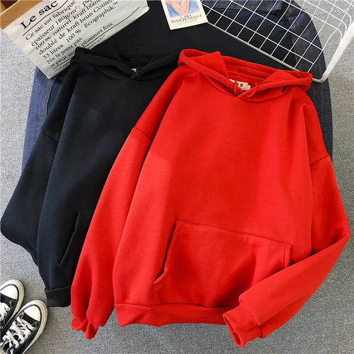 HoodLuxe™ Autumn Casual Hoodie – Warm Stretchy & Stylish
